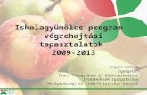 Iskolagyümölcs-program – végrehajtási tapasztalatok  2009-2013