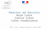 Réunion de Bassins Nord Isère Centre  Isère Isère  rhodanienne