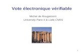 Vote électronique vérifiable