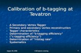 Calibration of b-tagging at Tevatron