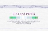 IPO and PIPEs