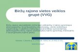 Biržų rajono vietos veiklos grupė (VVG)