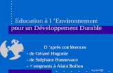 Education à l ’Environnement pour un Développement Durable