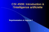 CSI 4506: Introduction  à l’intelligence artificielle