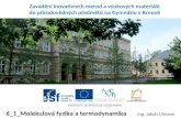 Zavádění inovativních metod a výukových materiálů do přírodovědných předmětů na Gymnáziu v Krnově