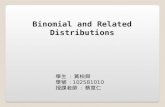 Binomial and Related Distributions