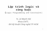 Lập trình logic và ràng buộc ( Logic Programming and Constraint)