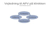 Vejledning til APV på klinikken tillidsfolk.fysio.dk