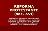 REFORMA PROTESTANTE (sec. XVI)