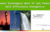 Il Ruolo Strategico dell’IT nel Panorama  dell’Efficienza Energetica