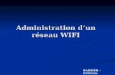 Administration d’un réseau WIFI