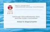 Salzburger Gesundheitspreis 2010