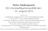 Peter Nedergaard: EU’s beskæftigelsespolitik den  15. august 2011