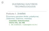 Leonidas Sakalauskas VGTU ITK, VU MII t. -85 2109323,