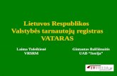 Lietuvos Respublikos  Valstybės tarnautojų registras VATARAS