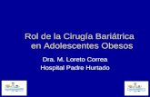 Rol de la Cirugía Bariátrica   en Adolescentes Obesos
