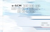 e-SCM  실행의 효율적 설계와  운영에 관한 연구  :  전략적 방향 ,  실행 요건 및 핵심요소
