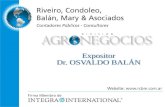 Expositor Dr. OSVALDO BALÁN