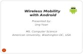 Wireless Mobility  with Android