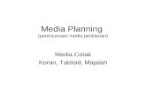 Media Planning  (perencanaan media periklanan)