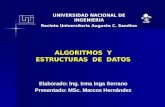 ALGORITMOS  Y ESTRUCTURAS  DE  DATOS