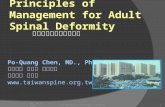Principles of Management for Adult Spinal Deformity
