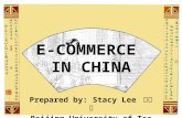 E-COMMERCE  IN CHINA