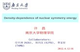 Density-dependence of nuclear symmetry energy