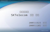 마케팅개론  SKTelecom  기업 분석