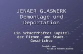 JENAER GLASWERK Demontage und Deportation