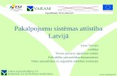 Pakalpojumu sistēmas attīstība Latvijā