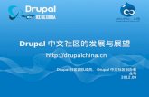Drupal 中文社区的发展与展望