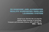 2D Barcode and Augmented Reality Supported English Learning System