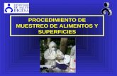 PROCEDIMIENTO DE MUESTREO DE ALIMENTOS Y SUPERFICIES