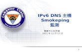 IPv6 DNS 主機 Smokeping 監測