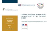 Crédit d’impôt en faveur de la compétitivité et de l’emploi (CICE)