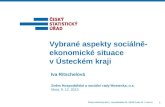 Vybrané aspekty sociálně-ekonomické situace v Ústeckém kraji