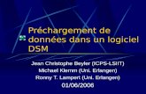 Préchargement de données dans un logiciel DSM