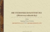 HETEROSKEDASTISITAS  ( Heteroscedasticity )