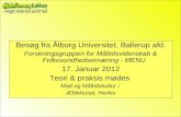 Besøg fra Ålborg Universitet, Ballerup afd.