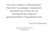 Евгения Чернина Семинар ЛИРТ-ЦеТИ 25.09.2012