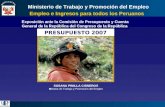 Empleo e Ingresos para todos los Peruanos