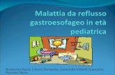 Malattia da reflusso  gastroesofageo  in età pediatrica