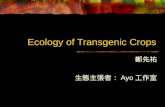 Ecology of Transgenic Crops