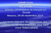 Isabelle  Gruca Université de Nice – Sophia Antipolis I3DL, EA 6308