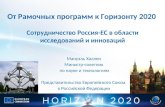 От Рамочных программ к Горизонту 2020 Сотрудничество Россия-ЕС в области исследований и инноваций