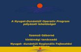 A Nyugat-Dunántúli Operatív Program pályázati lehetőségei