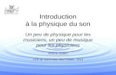 Introduction à la physique du son
