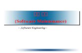 유지 보수 (Software Maintenance)