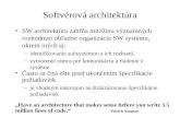 Softvérová architektúra